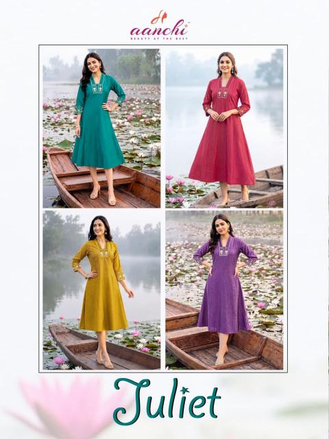 Aanchi juliet fancy kurtis wholesale